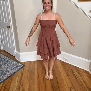 Strapless Boho Dress